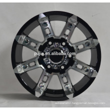 4x4 15x8 16x8 6x139.7 black alloy wheels